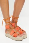 LISBON1 Platform Sandal - Orange