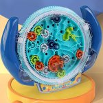 Children's Boys And Girls Three-dimensional Gear Maze Disk Toy Parent-child Interactive Handheld Ball Sliding Disk Tabletop Game Christmas Halloween Gift