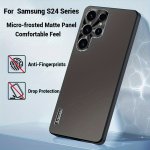 For Samsung Series Phone Case For Samsung Samsung Plus Samsung Ultra Mobile Phone Protective Cover Matte Frosted Metal Lens Soft