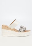 WILD2 Mule Wedge Heel - White