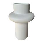 Ring Ceramic Vase White Gold - Gold