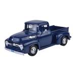 Ford F-100 Pickup Dark Blue 1956 1:24 Scale Diecast Car