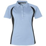 Ladies Apex Golf Shirt Light Blue