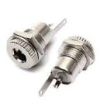 Dc Chassis Mount Power Plug Metal - 2.5MM Inner Pin