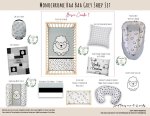 Cot Duvet Bedding Sheep Monochrome Baa Baa Grey Sheep