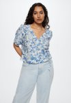 Plus Blouse Cuqui - Medium Blue