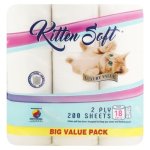 Toilet Paper 2PLY 18 Kitten Soft Luxury