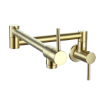 B Series - Brushed Gold Modern Line Pot Filler