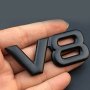 V8 Racing Club Emblem - Stylish Zinc Alloy Car Sticker Fit For Vehicle Exterior Upgrade Metal Emblem Car Alloy Car Model