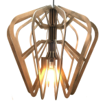 Circuit Light - H 550 Mm X Dia 550 Mm Light Wood