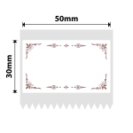 NB668 - - B1 B21 B3S B4 - 50X30MM - 230 Pattern B Labels