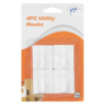 Utility Hooks 4-PACK