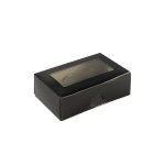 Confectionery Box With Window 110X70X35MM Black