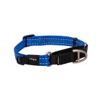 Rogz Utility Control Collar Web - Medium Blue