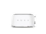Smeg 50S Style Ice White Retro 4 Slice Toaster TSF02WHSA