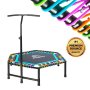 Turquoise Mc Rebounder Dynamic Bounce Hex MINI Trampoline Spring Free Bungee With Handle