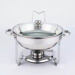 5L Luxury Stainless Steel Silver Buffet Chafing Dish