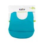Baby Bib With Pocket Silicone 32X24CM Teal