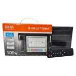 Hello Today Solar Flood Light 100W Cool White