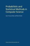 Probabilistic And Statistical Methods In Computer Science Hardcover 2001