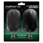Volkano Vector Duo Wireless Mouse - Pack Of 2