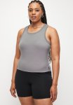 Cotton On Plus Active Core Rib Racer Tank - Allspice