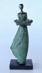 Resin Girl With Flower – 51X20X20CM