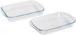 Marinex Rect Roasters Glass Serving Bowl
