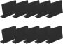 10 L-shaped Small Message Chalkboards 100 76MM Erasable MINI Blackboard
