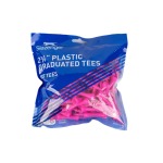 Slazenger 85PK Graduated Plastic 2 3 8 Golf Tees