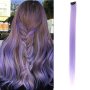 Colored Clip In Hair Extensions 55.88 Cm Colorful Long Straight Hairpieces Clip In Synthetic Cosplay Dress Up Fashion Party Christmas New Year Gift For