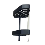 Ashcomonline Bathroom Shelf Adhesive Corner Aluminium Rack Shelf For Bathroom