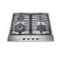 Totai – 60CM 4 Burner Gas Hob Black Stainless Steel – 03/TS4BNR-BSS