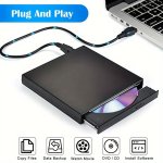 External Cd DVD Drive USB 2.0 Slim Protable External Cd-rw Drive Dvd-rw Burner Writer Player For Laptop Notebook PC Desktop Comp