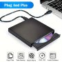 External Cd DVD Drive USB 2.0 Slim Protable External Cd-rw Drive Dvd-rw Burner Writer Player For Laptop Notebook PC Desktop Computer