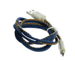 Denim Jeans Micro USB Cable