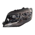 Vw Caddy Headlight Electric With Motor Black Halogen Left 16-21