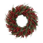Wreath With Berries 60X14CM