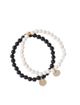 Juju Beaded Bracelet - Grey Agate