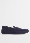 Imitation Suede Driving Shoes - Dark Blue