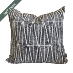 Sylvia Cushion Cover - Slate Grey - 50 X 50 Cm