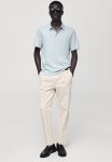 Polo Shirt Slub - Light pastel Blue