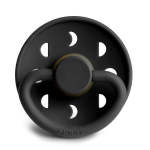 Moonphase Latex Pacifier - Jet Black Size 1