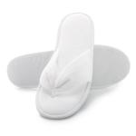 Club Classique Thong Style Slippers - White Large