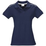 Ladies Backhand Golf Shirt Navy