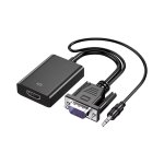Vga To HDMI Converter – Adapter With Aux And USB Power Cable – Gc
