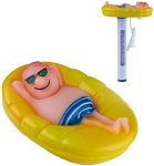 Floating Pool Thermometer Large Size Easy Read Pond Water Thermometer Cartoon Baby Pool Thermometer For Swimming Pool Bath Water
