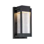 Echo Outdoor Wall Light - Metal And Glass Black