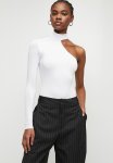Superbalist Cutout Asymmetrical Bodysuit - White