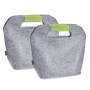 2PCS Insulation Felt Lunch Bag